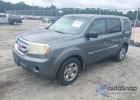 2010 Honda Pilot Lx from USA, damaged, VIN 5FNYF4H27AB006931
